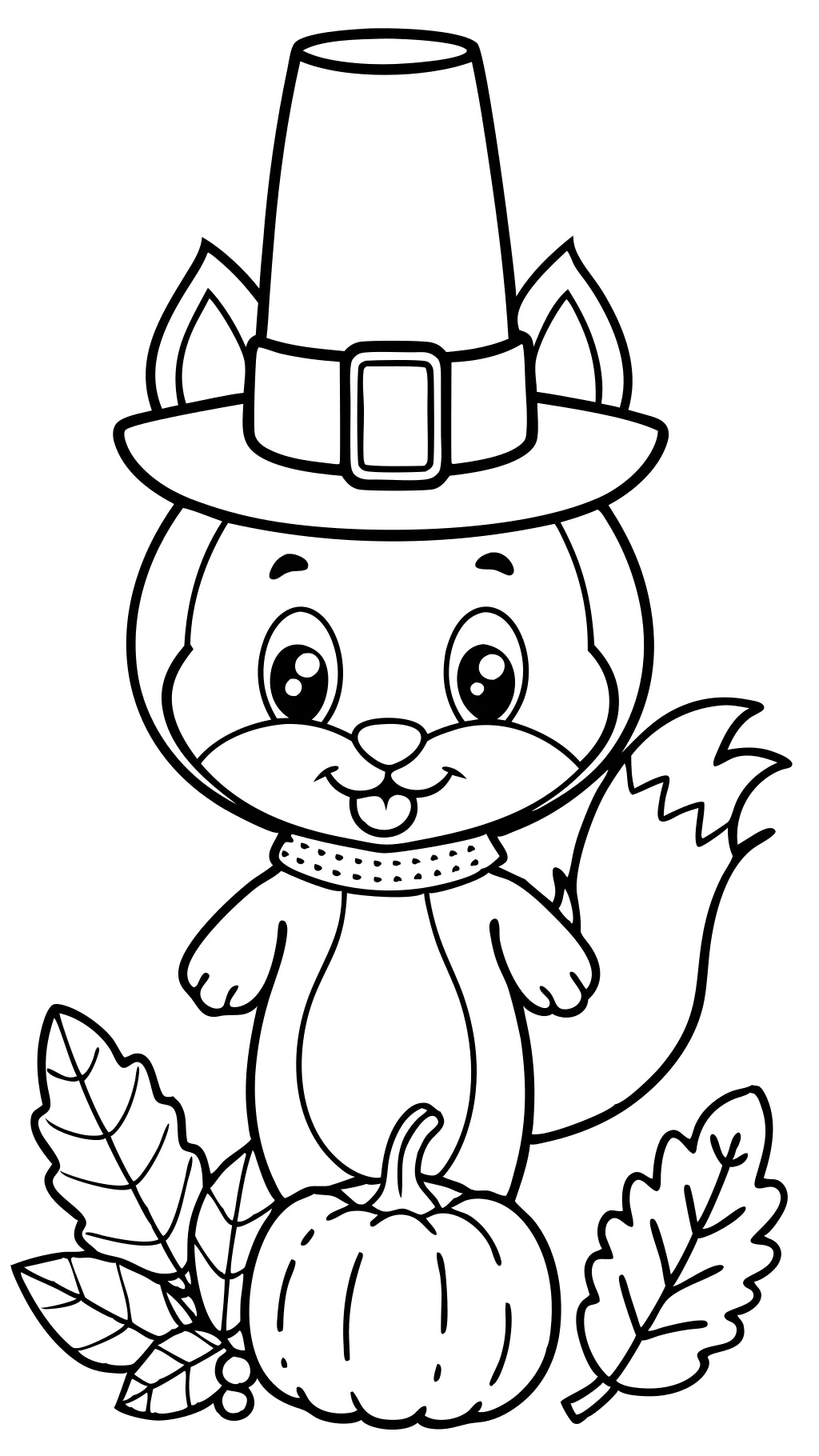 coloriages mignons pour Thanksgiving